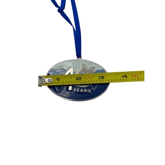 Dollywood Christmas Ornament 40 Years 2 Sided Enamel Butterfly Dolly Parton - Picture 5 of 7